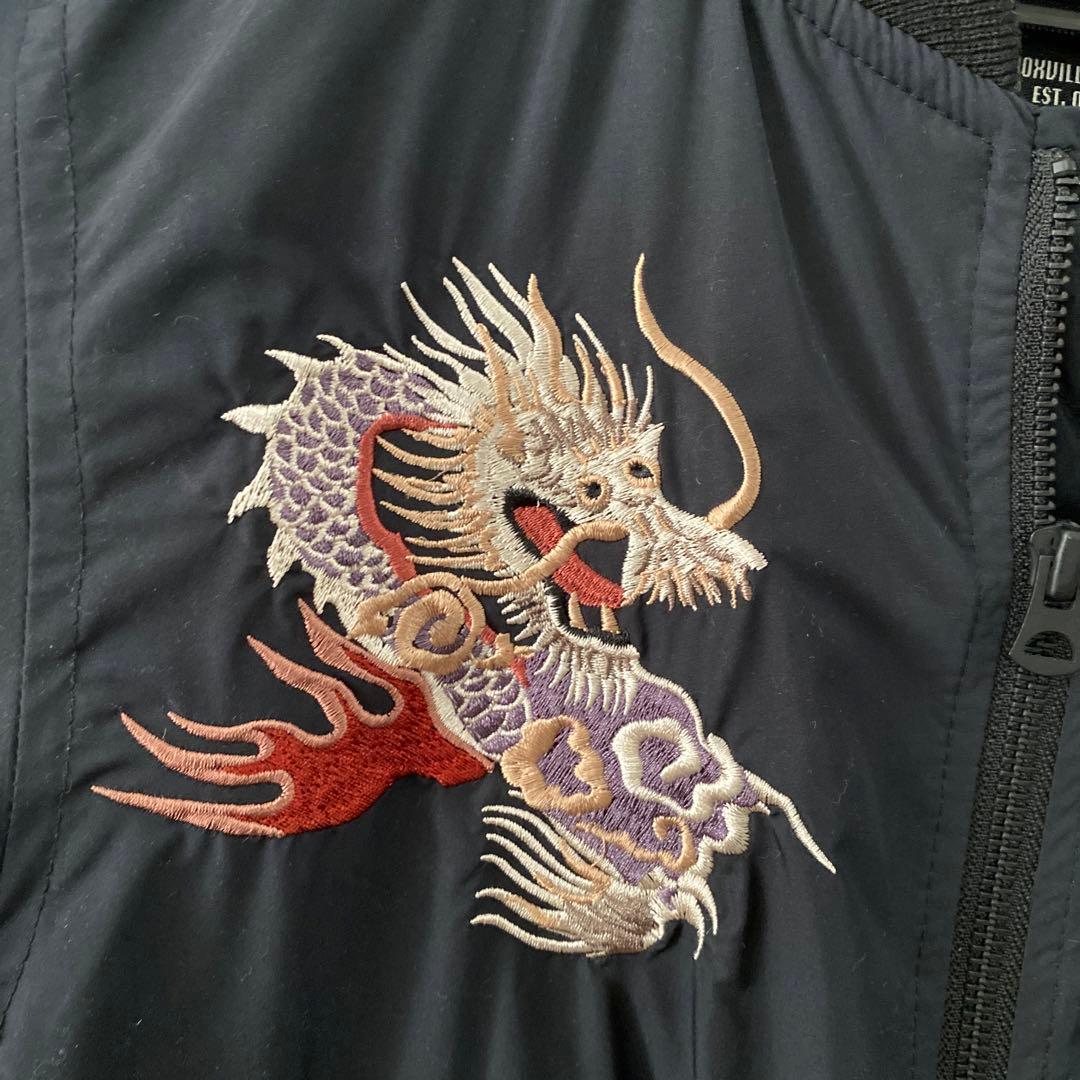 アルファインダストリーズALPHA INDUSTRIESスカジャン刺繍M