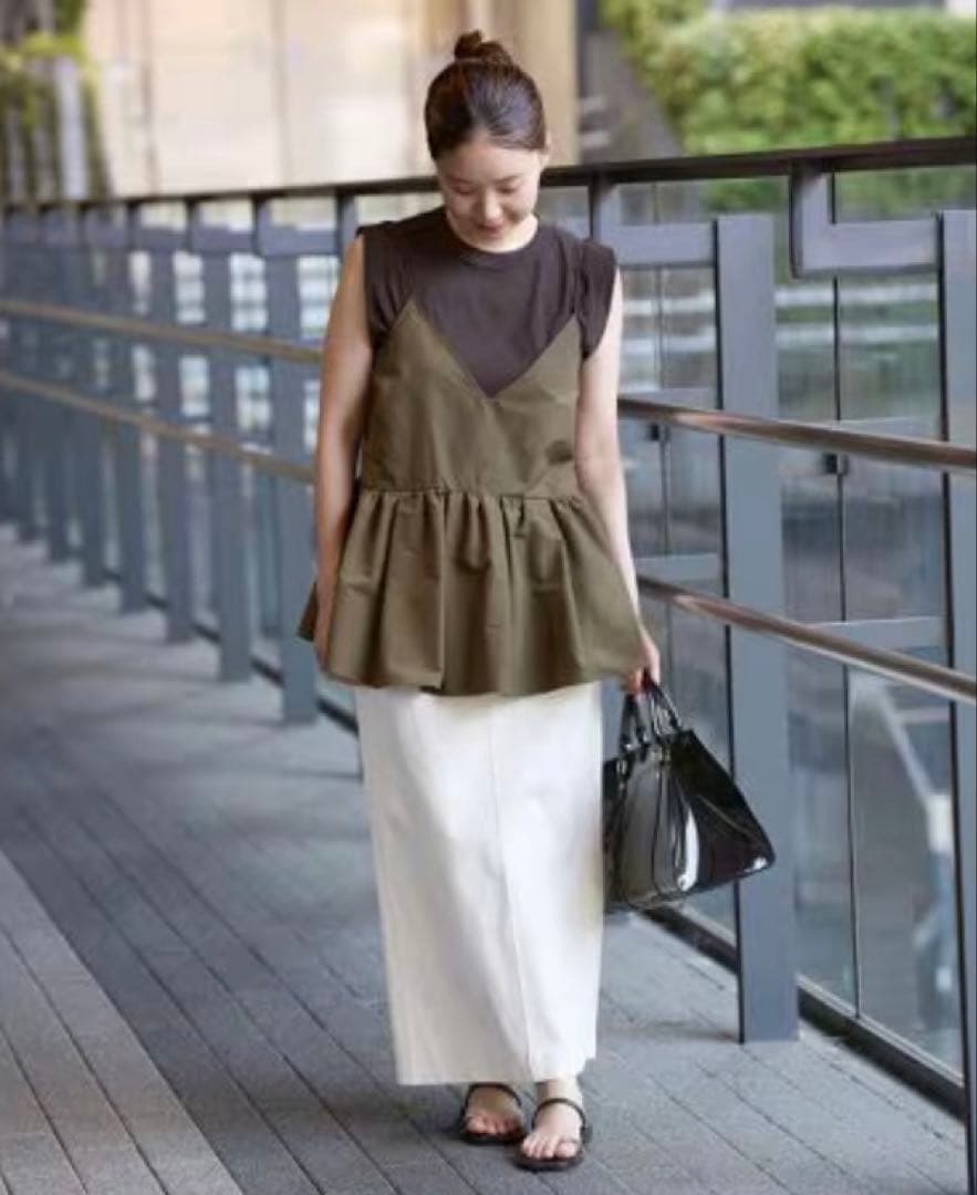 may　新品タグ付き　IENAグログラン キャミブラウス　イエナ