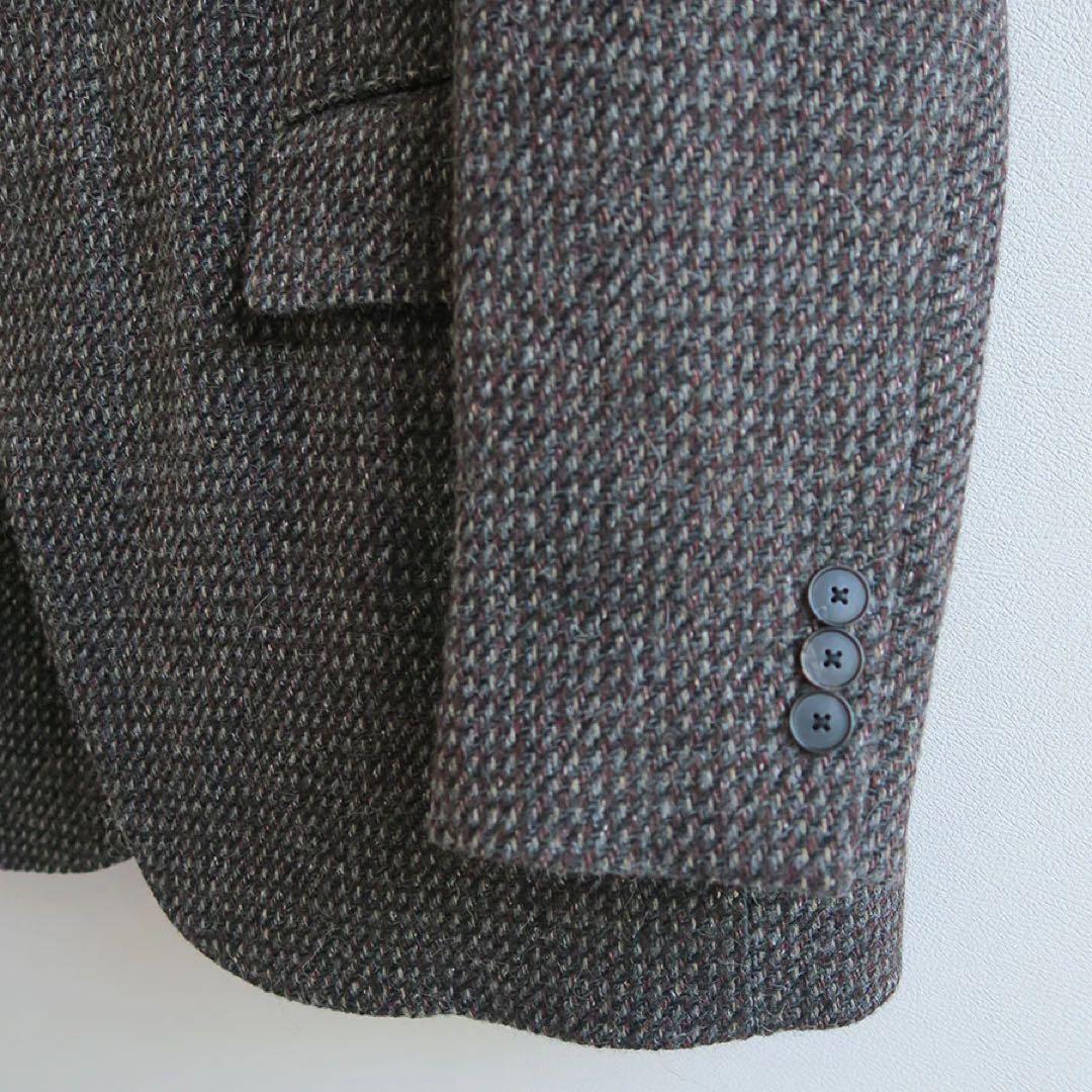 オーラリーALPACA WOOL SILK TWEED OVER JACKET