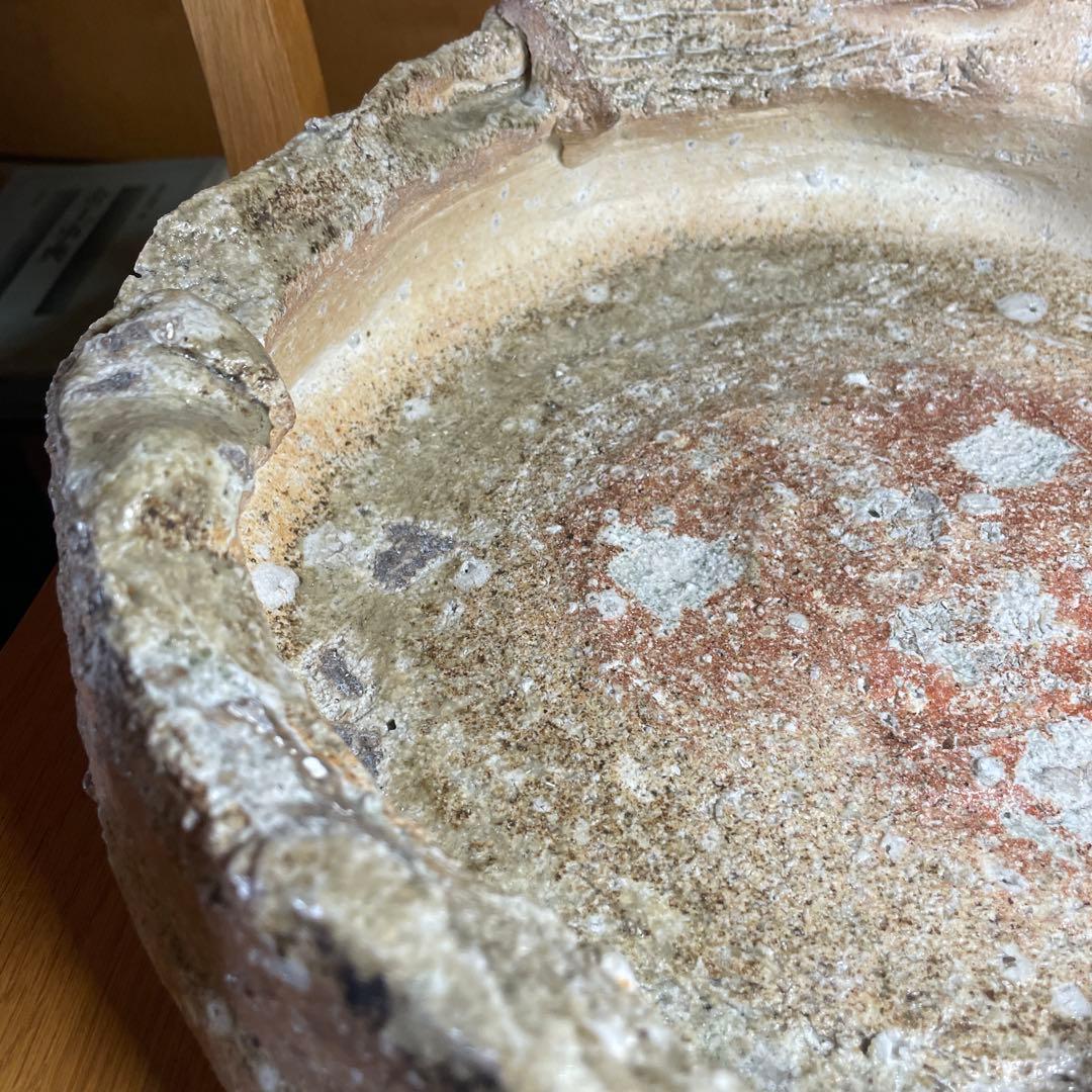 寺垣外窯　杉本貞光　信楽水盤　大鉢　箱なし