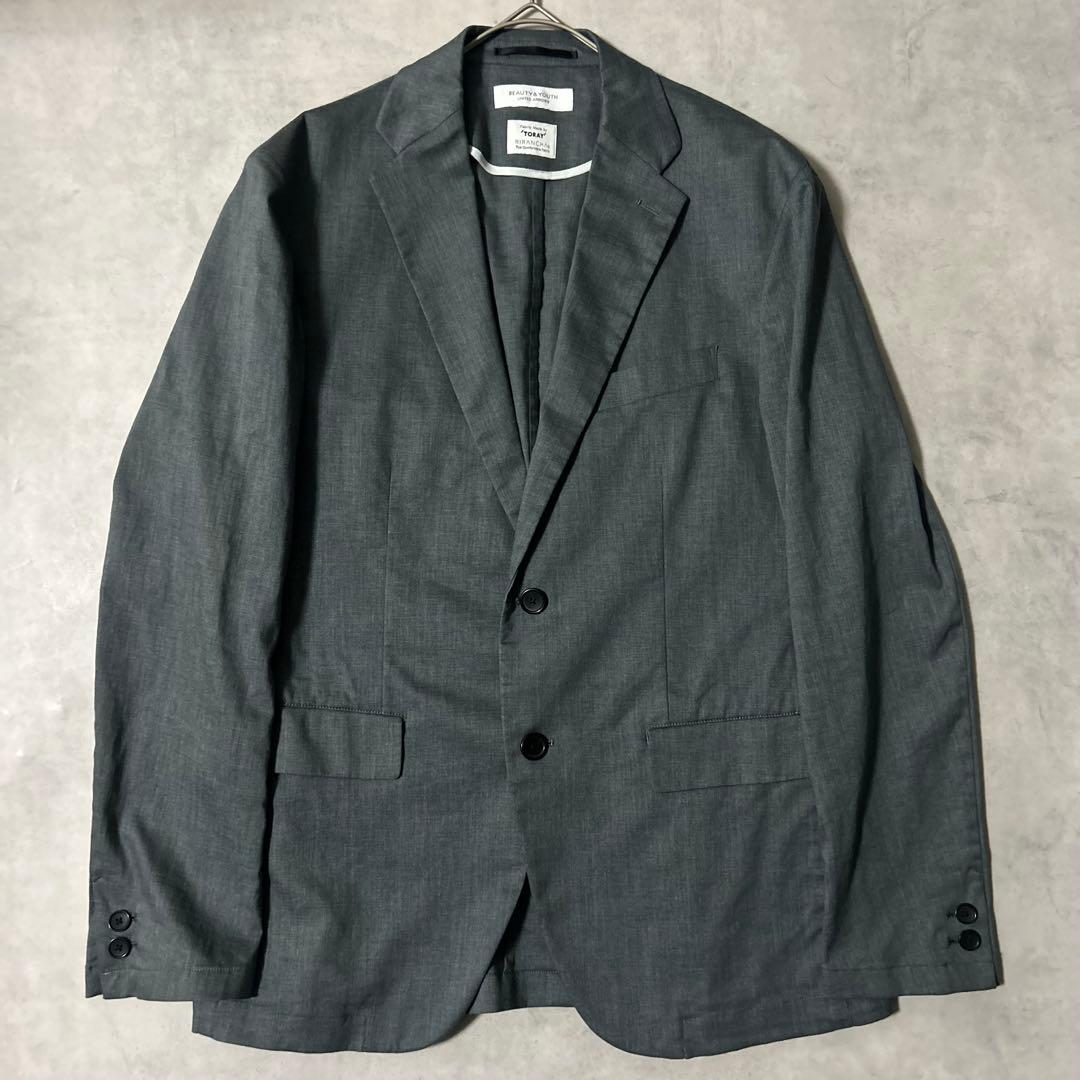 ビューティーアンドユース イージースーツ　セットアップ 洗える リネン混 トーレ