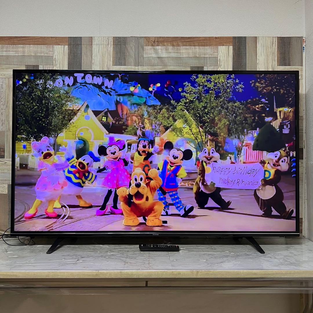全国送料込❣️アイリスオーヤマ65V4k液晶テレビ東芝製LSIは画面操作見やすい