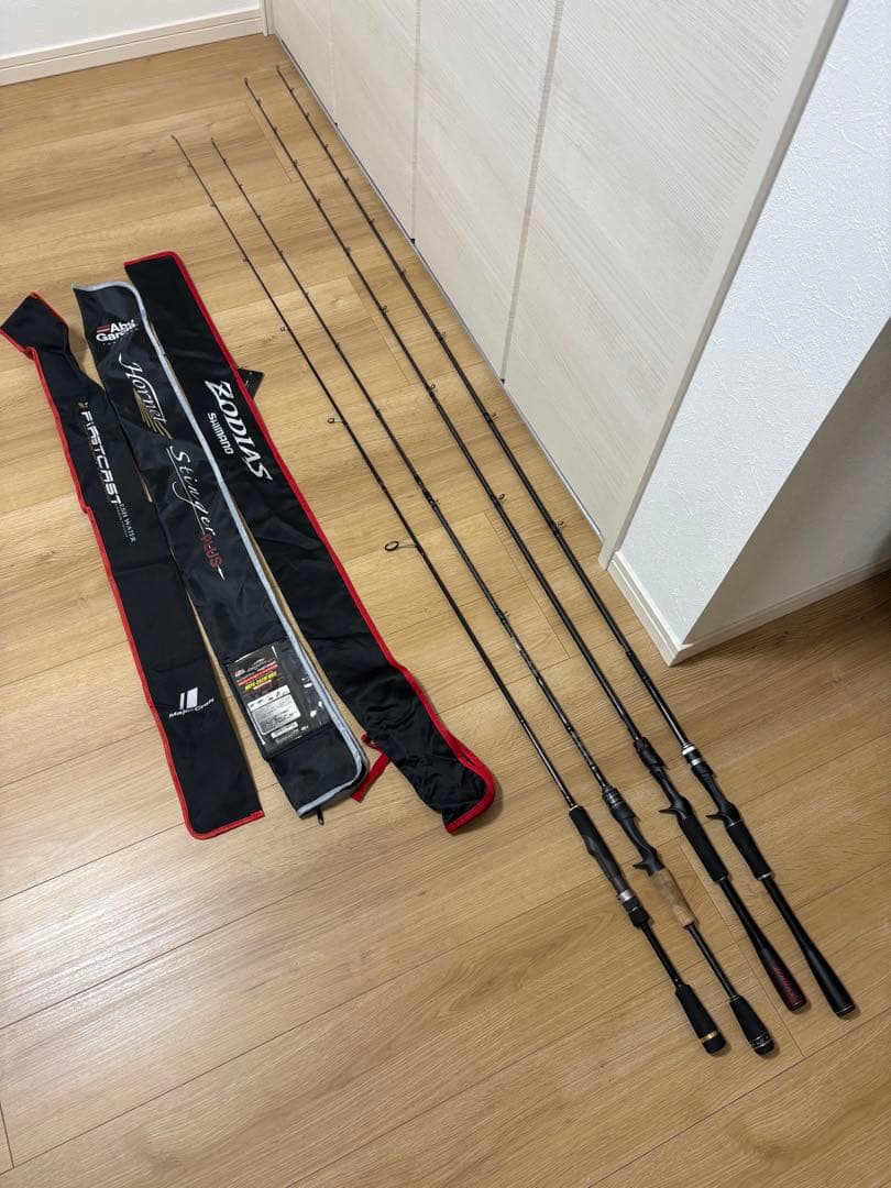 バスロッド 4本まとめ売り