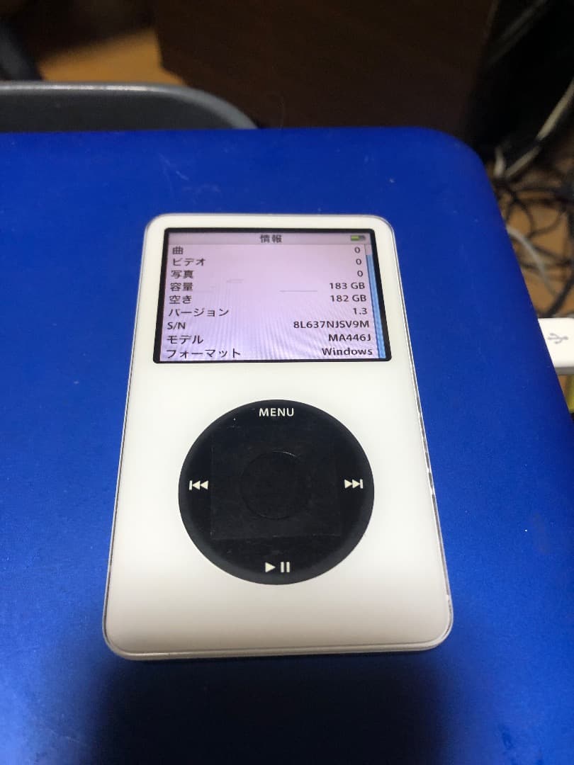 iPod Classic 第5.5世代SD化200GB　液晶微欠陥　電池新品