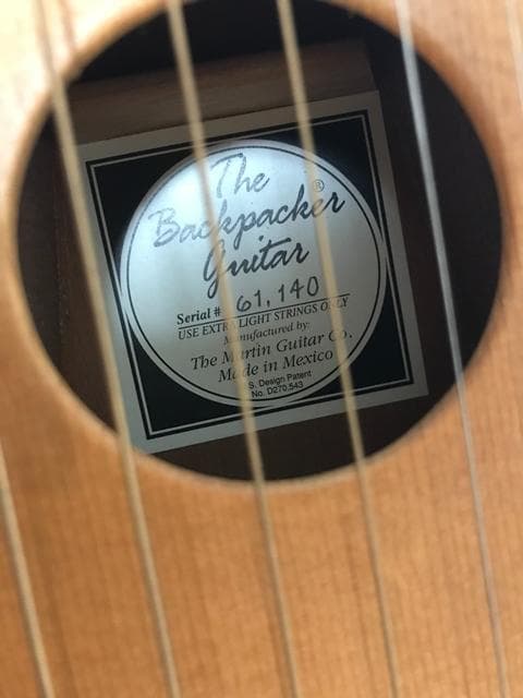 美品　マーティン　バックパッカー　初期型　純正ソフトケース・ストラップ付