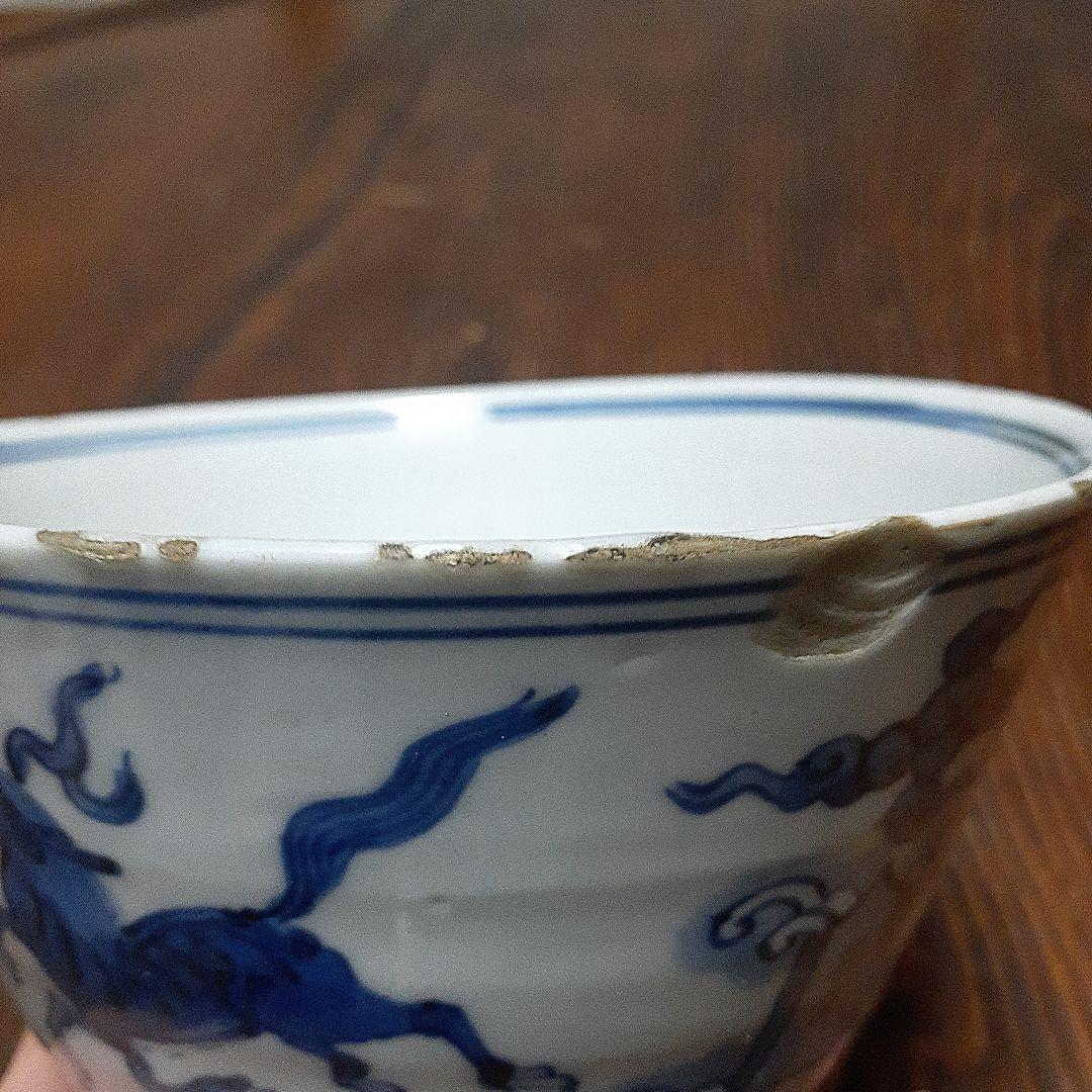 K*i様 中国古染付麒麟文椀