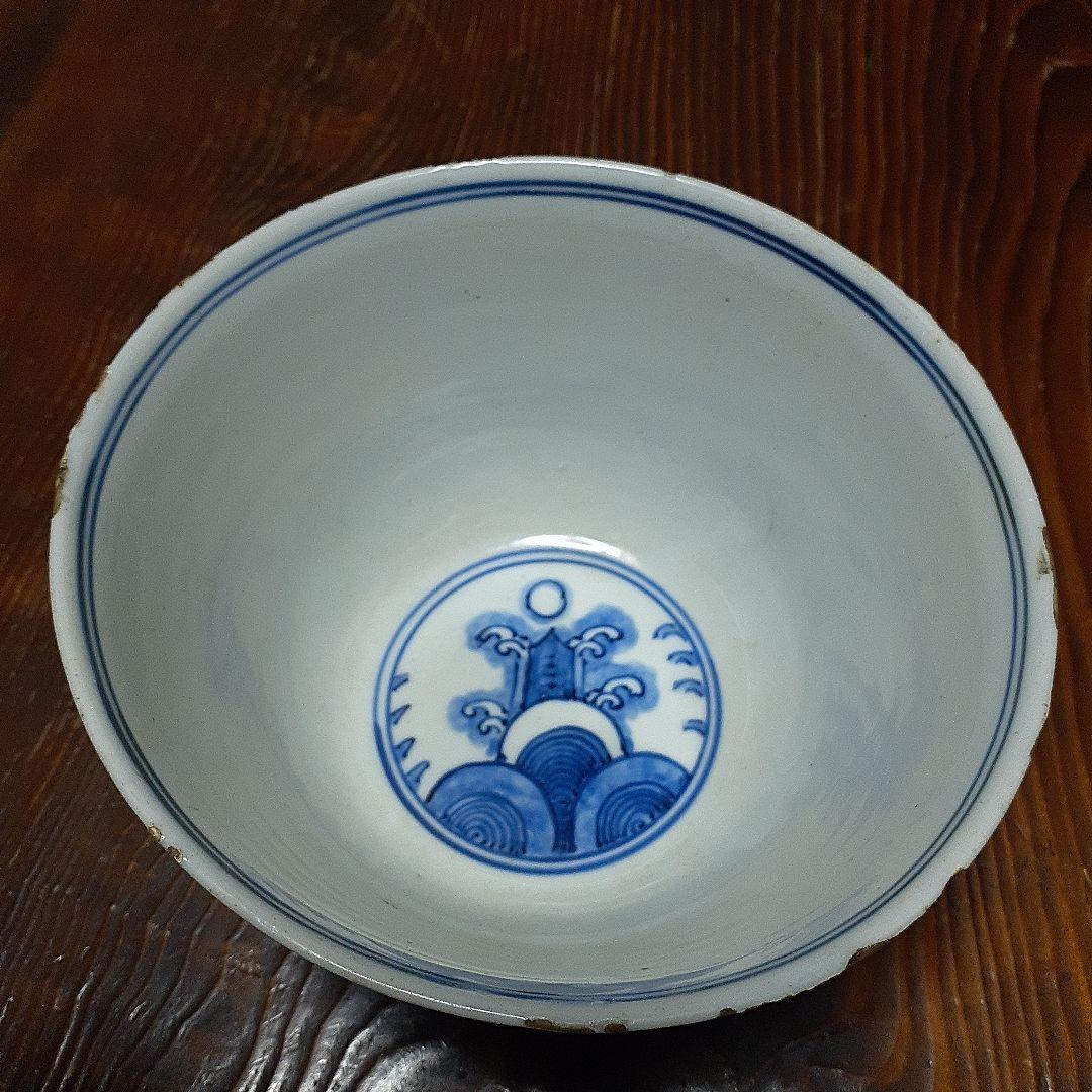 K*i様 中国古染付麒麟文椀