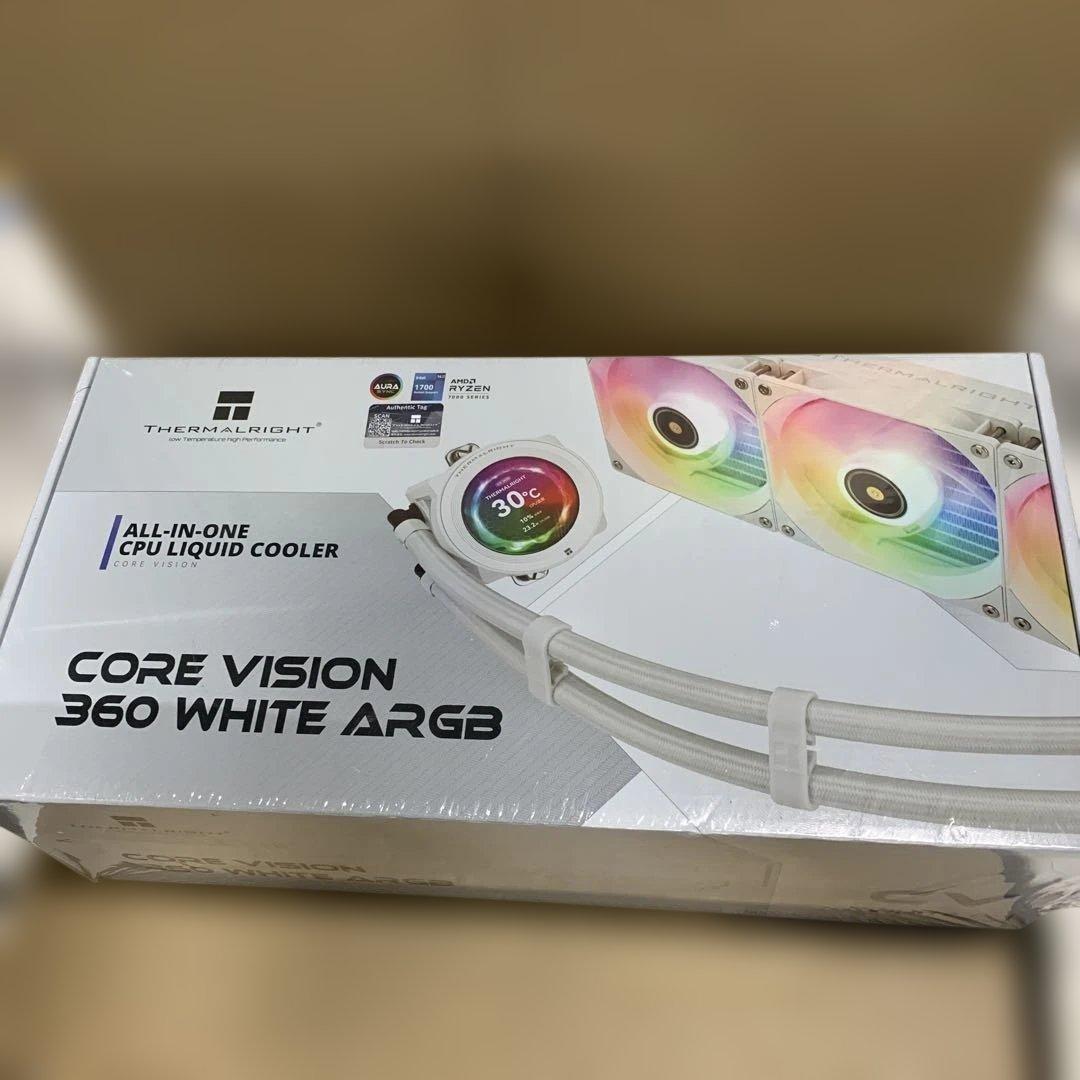 新品Thermalright CORE Vision 360 ホワイト ARGB