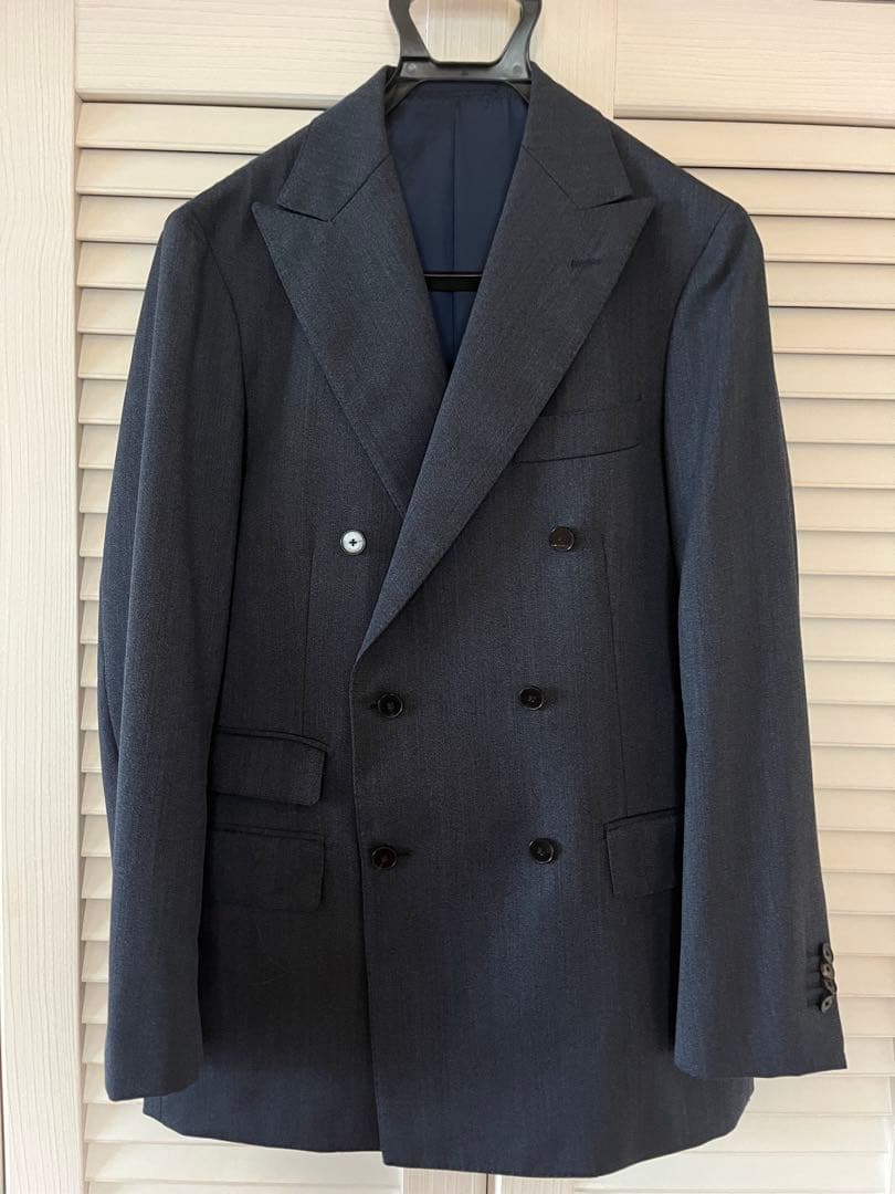 UNIVERSAL LANGUAGE ダブルブレストスーツCANONICO46