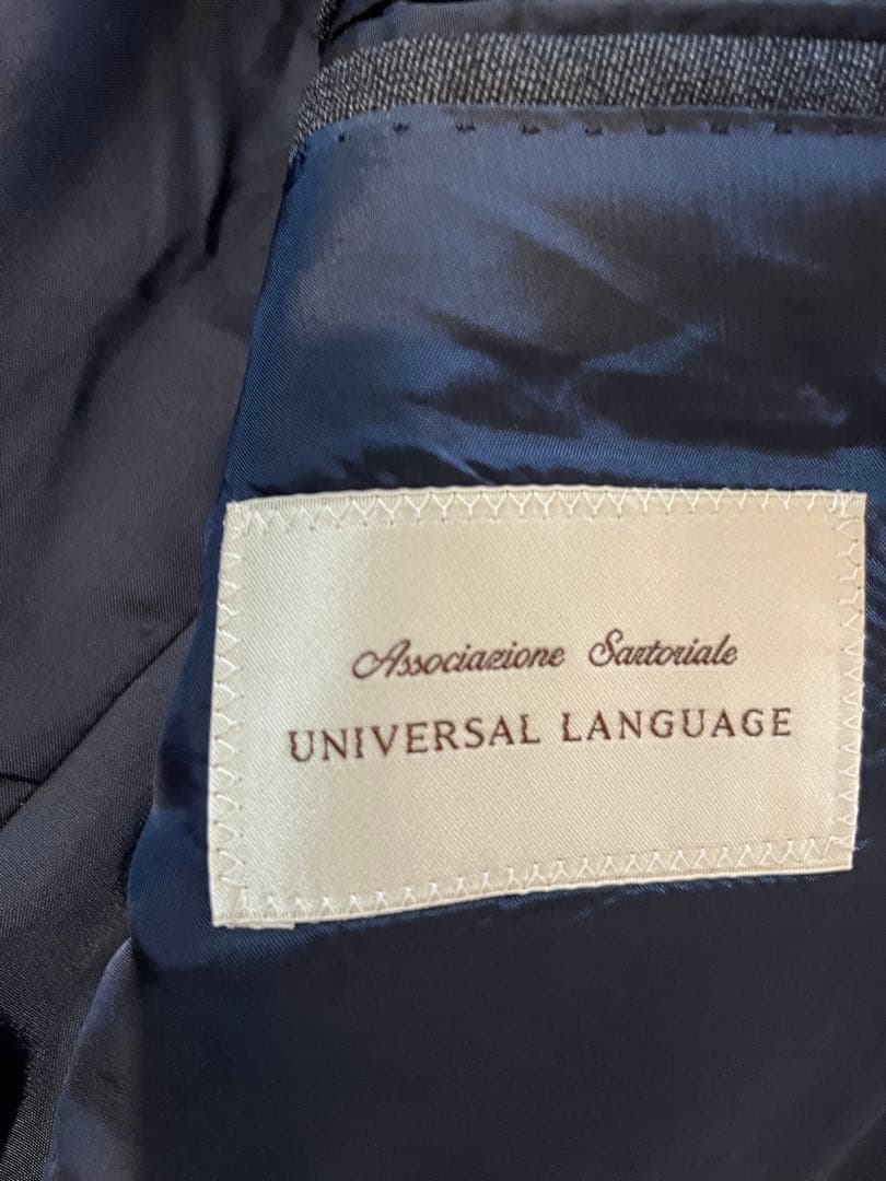 UNIVERSAL LANGUAGE ダブルブレストスーツCANONICO46
