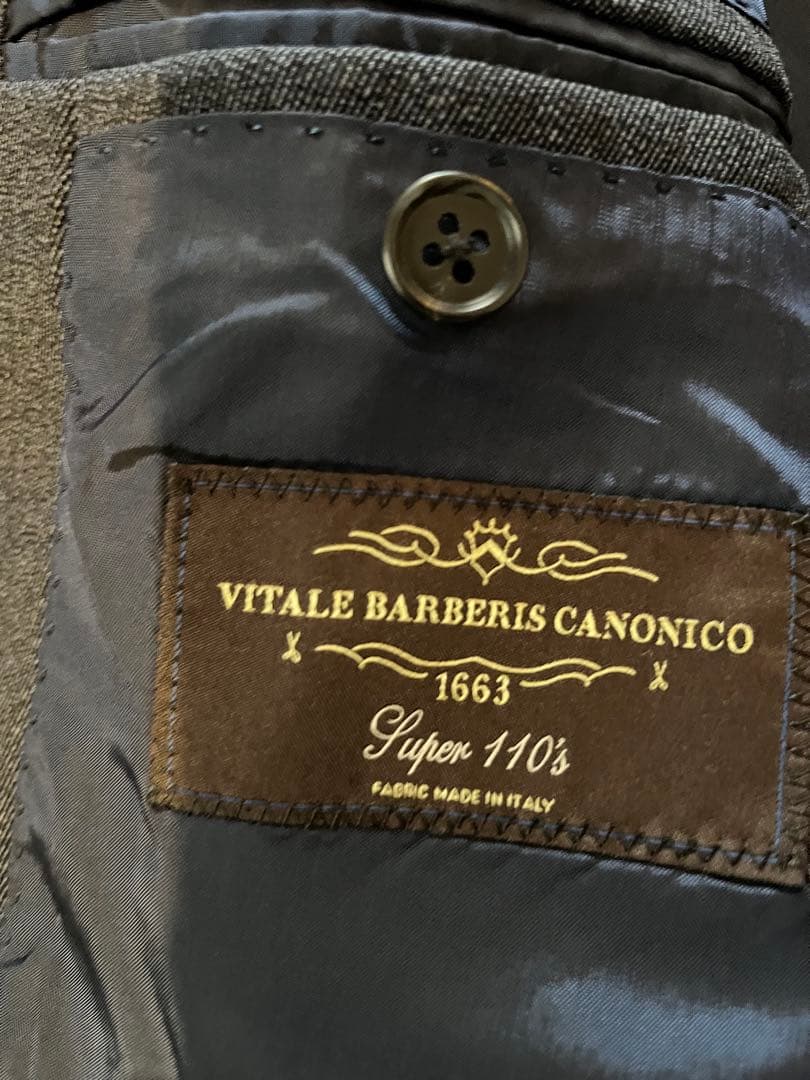 UNIVERSAL LANGUAGE ダブルブレストスーツCANONICO46