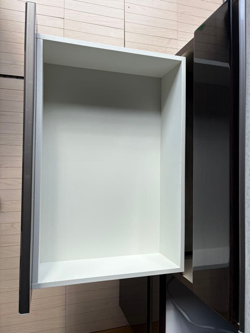 【引取or直配送】美品　キッチンボード (アルミナ2 100KB DBR)