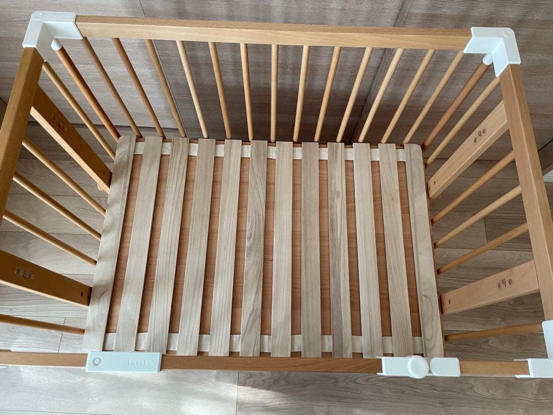 【美品】ファルスカ　［ミニサイズ］クリエイティブコット　ベビーベッド