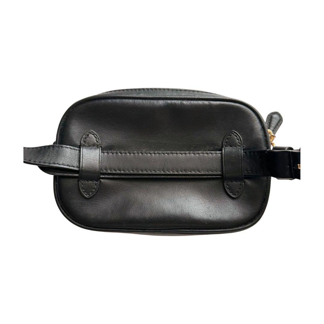 COACH ブラック キルティング ボディバッグ ショルダーバッグ