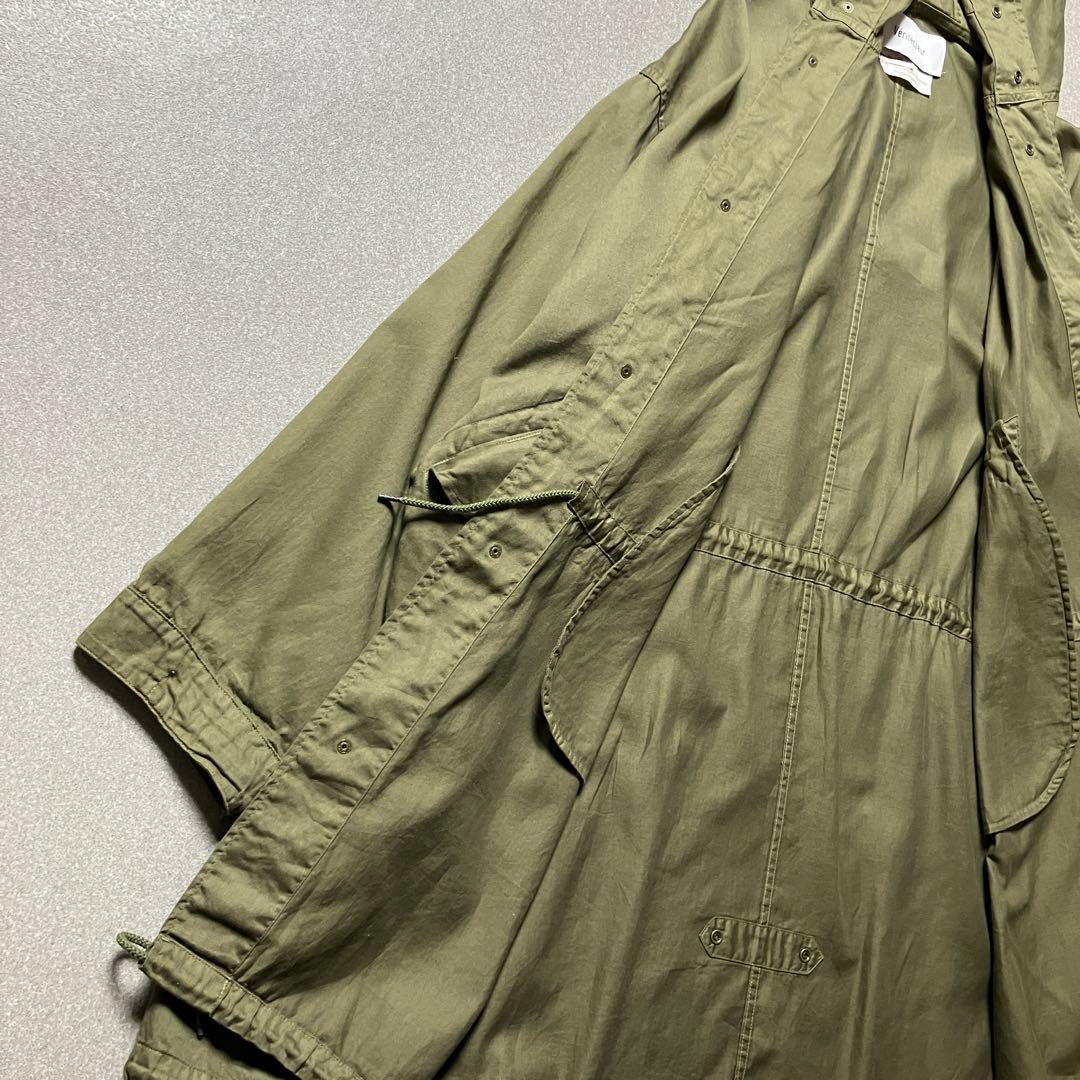 【23年モデル】ヴェリテクール フィッシュテールパーカー モッズコート フード