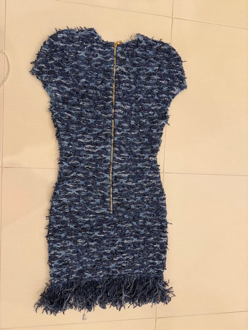 「美品」BALMAIN ノースリーブワンピース