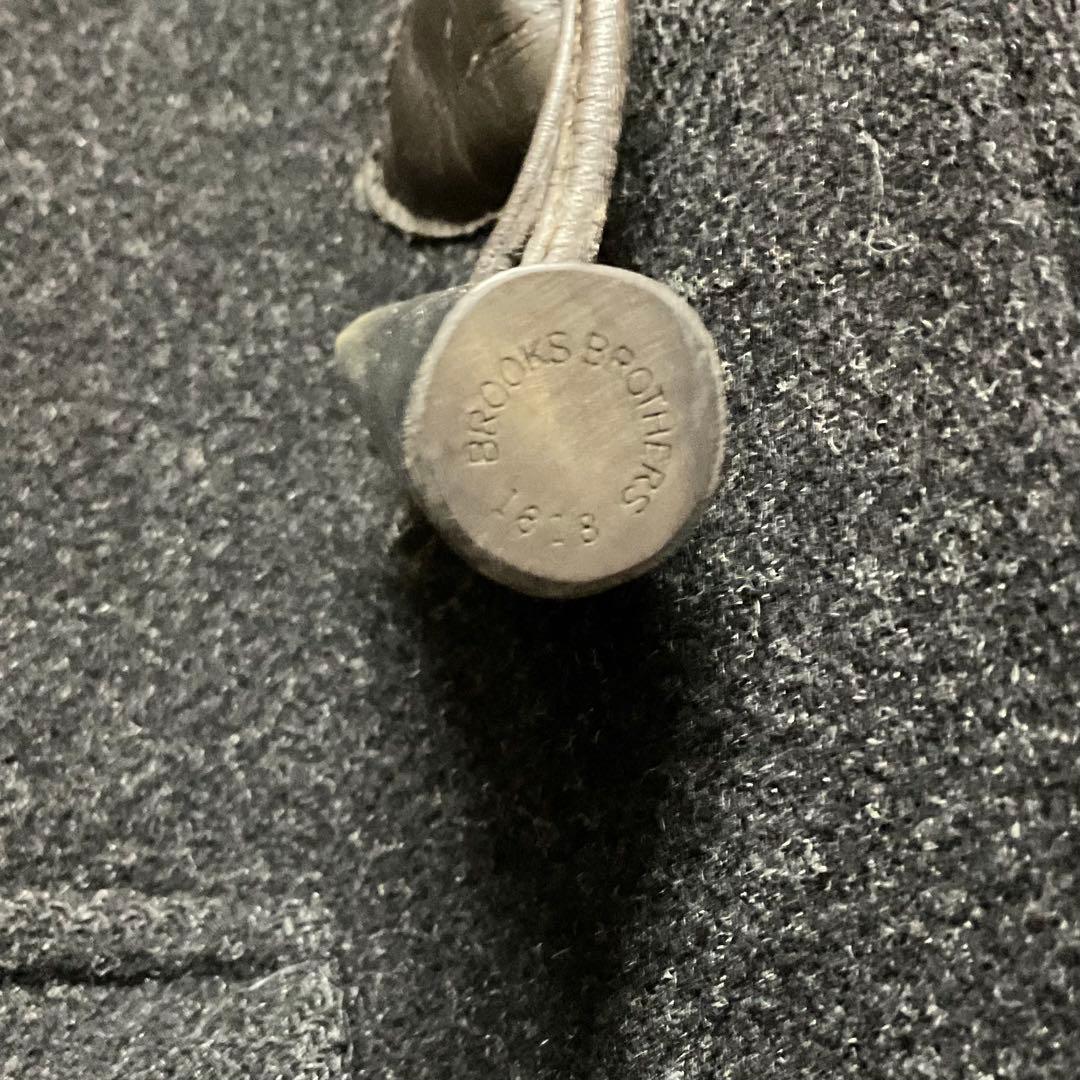 美品✨ブルックスブラザーズ ダークグレー ダッフルコート フード付き