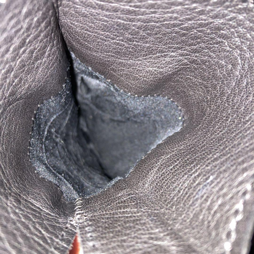 【美品】エルメス H金具 手袋 レザー ダークブラウン