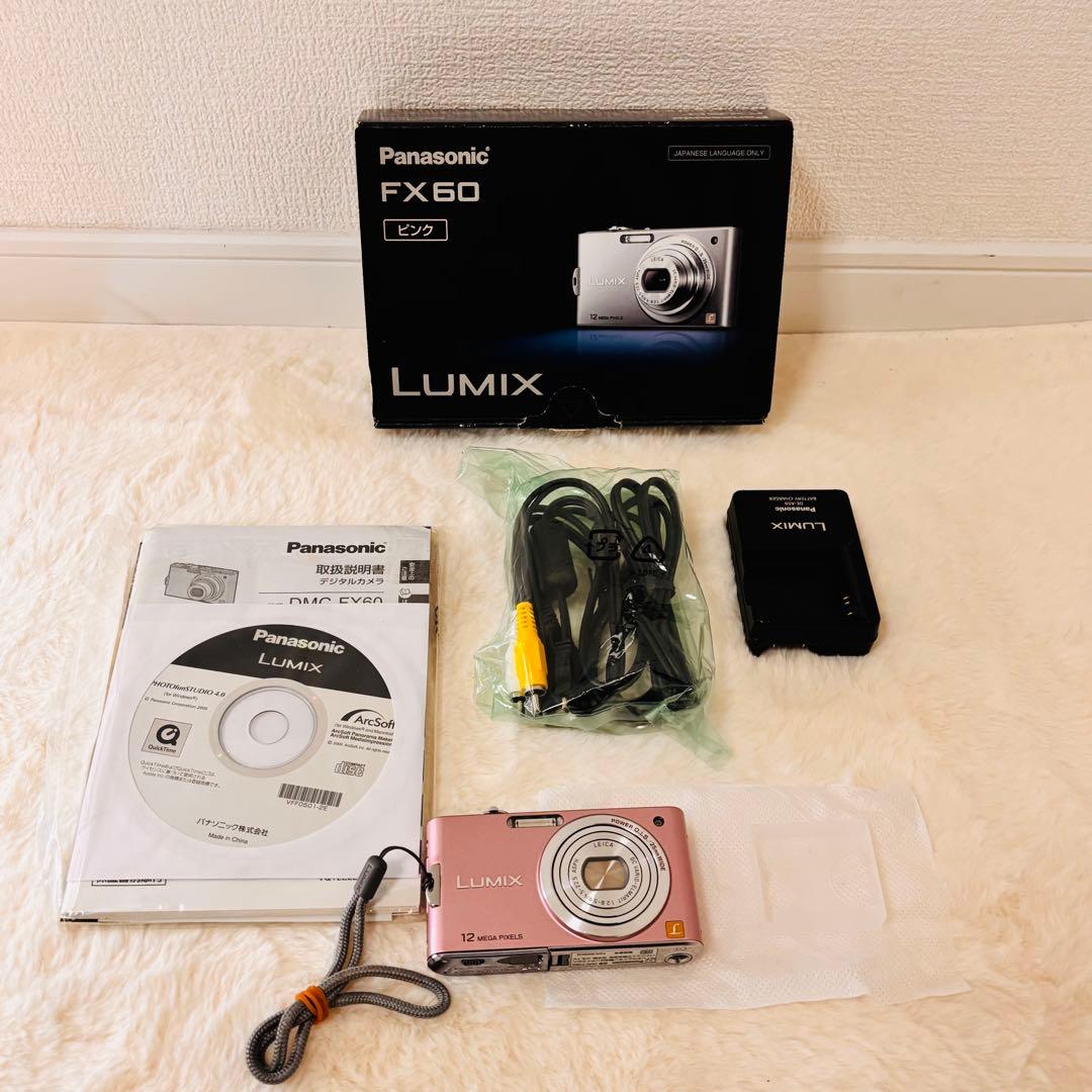 Panasonic パナソニック LUMIX DMC-FX60 ピンク