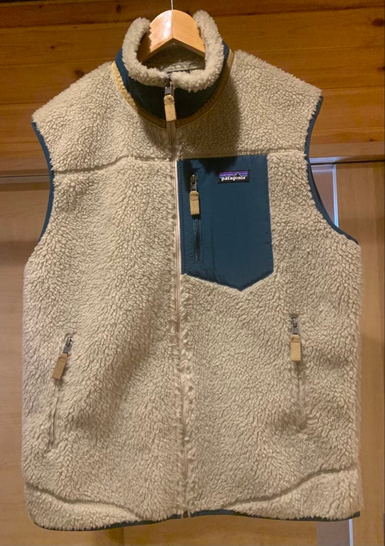 【美品】 patagonia フリース ベスト PEBG L 2021年レトロX
