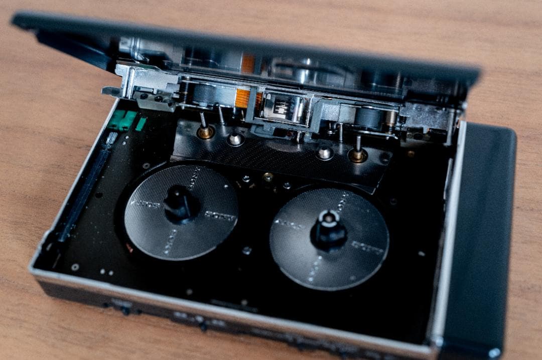 SONY WALKMAN WM-109 ブラック 電池ボックス付 整備品 OH