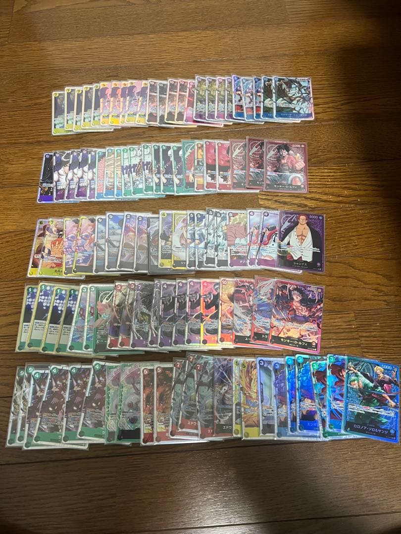 し*う様 【引退品】ワンピースカード(デッキ、SR、SEC、パラレル多数)