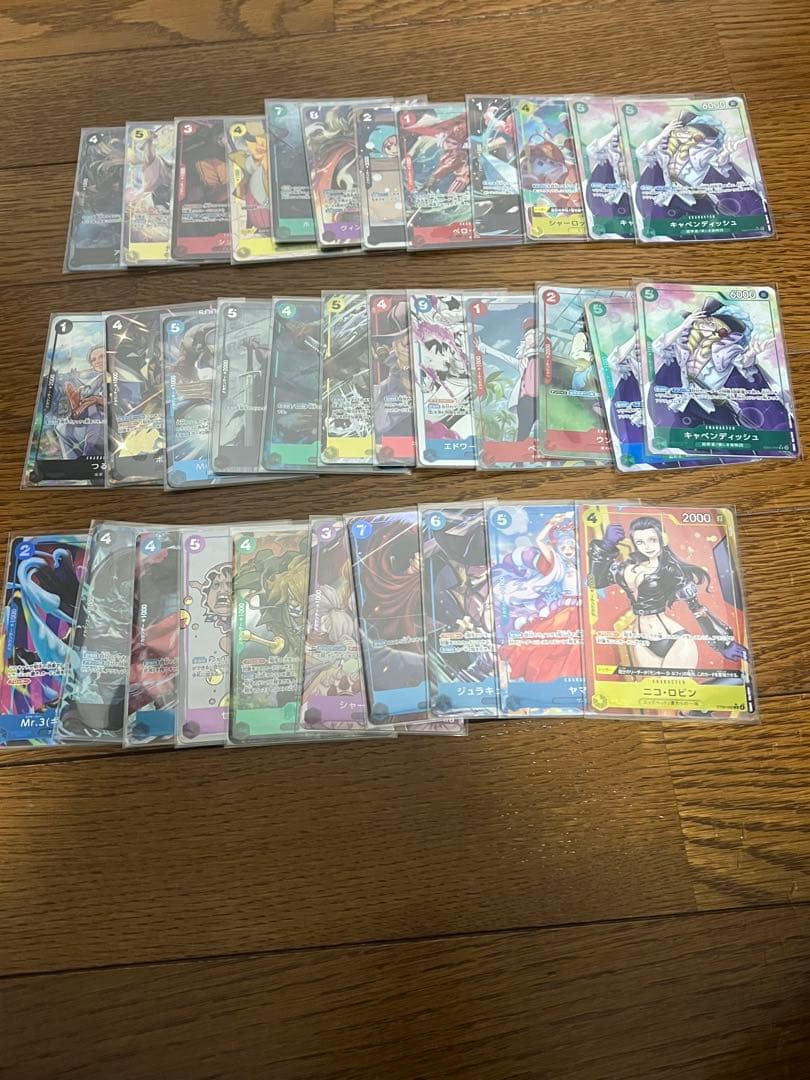 し*う様 【引退品】ワンピースカード(デッキ、SR、SEC、パラレル多数)