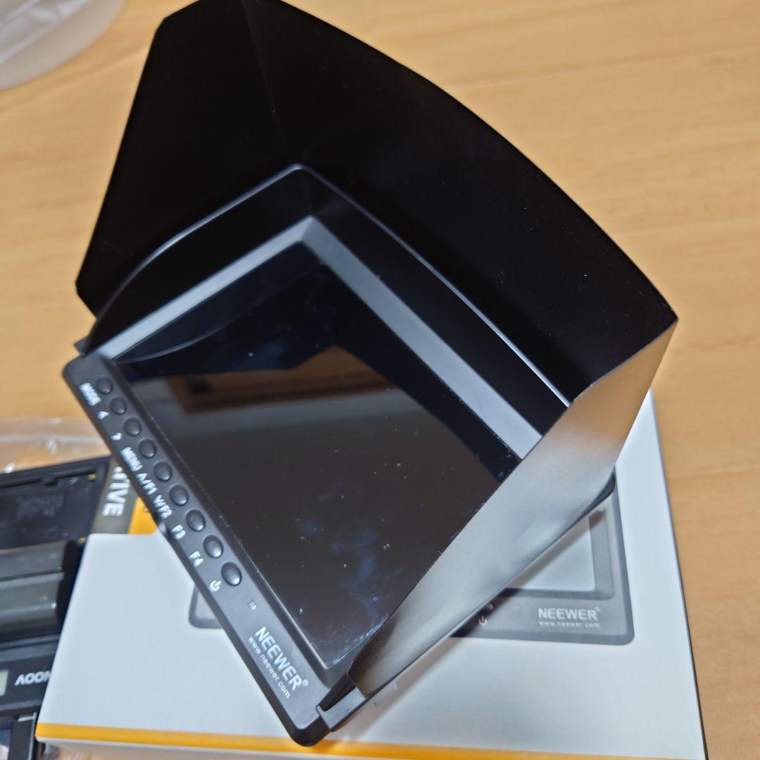 Neewer F100 7インチ カメラモニター BAT＆充電器＆シェード付