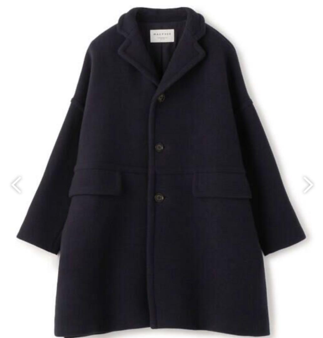 MACPHEE マカフィー　ショートパイルメルトン オーバーサイズドコート