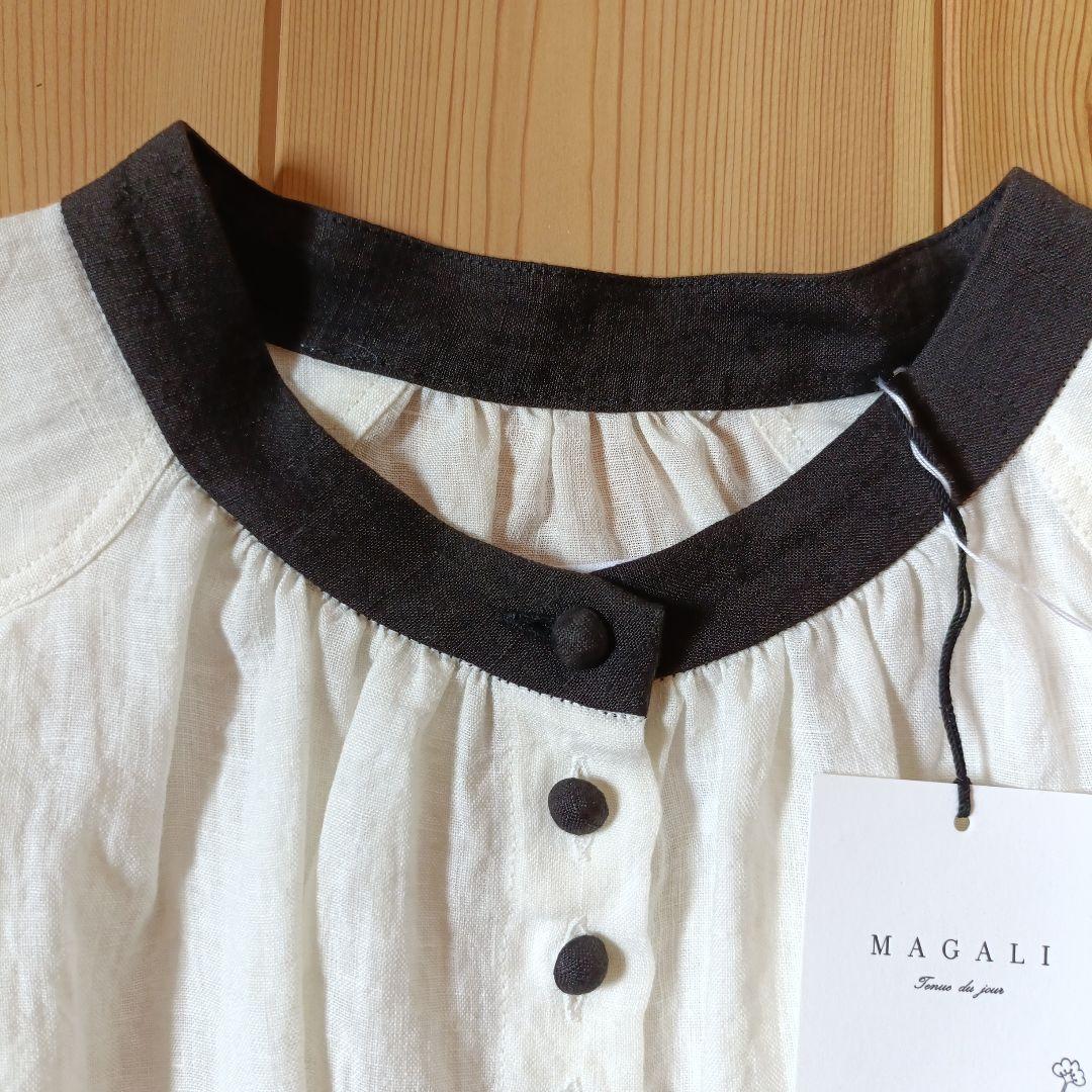 こころ【新品未使用】 MAGALI ベルギーリネン アンティークブラウス