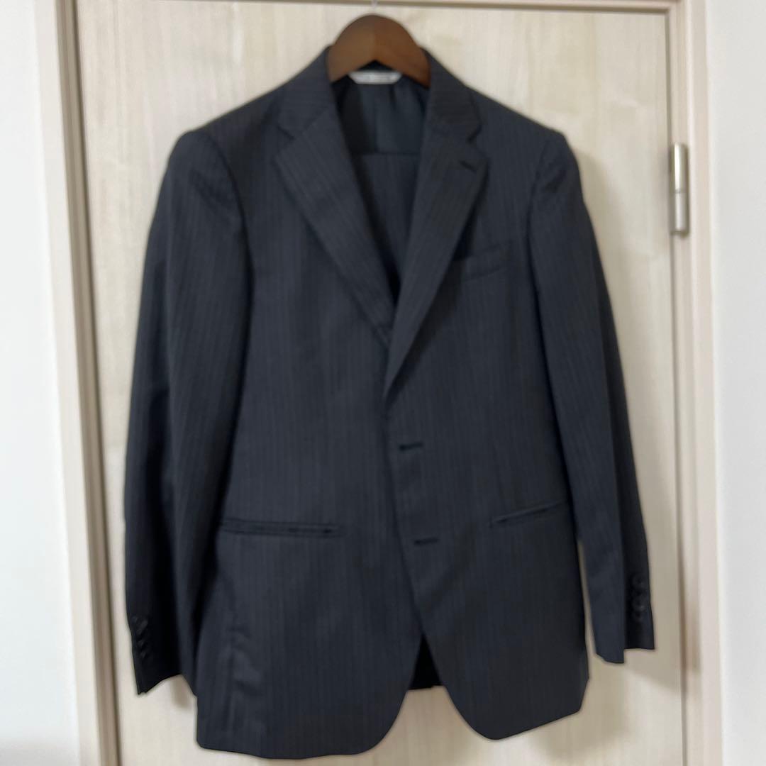 【美品•本物】ダーバンA5 ストライプ ビジネススーツ　セットアップ