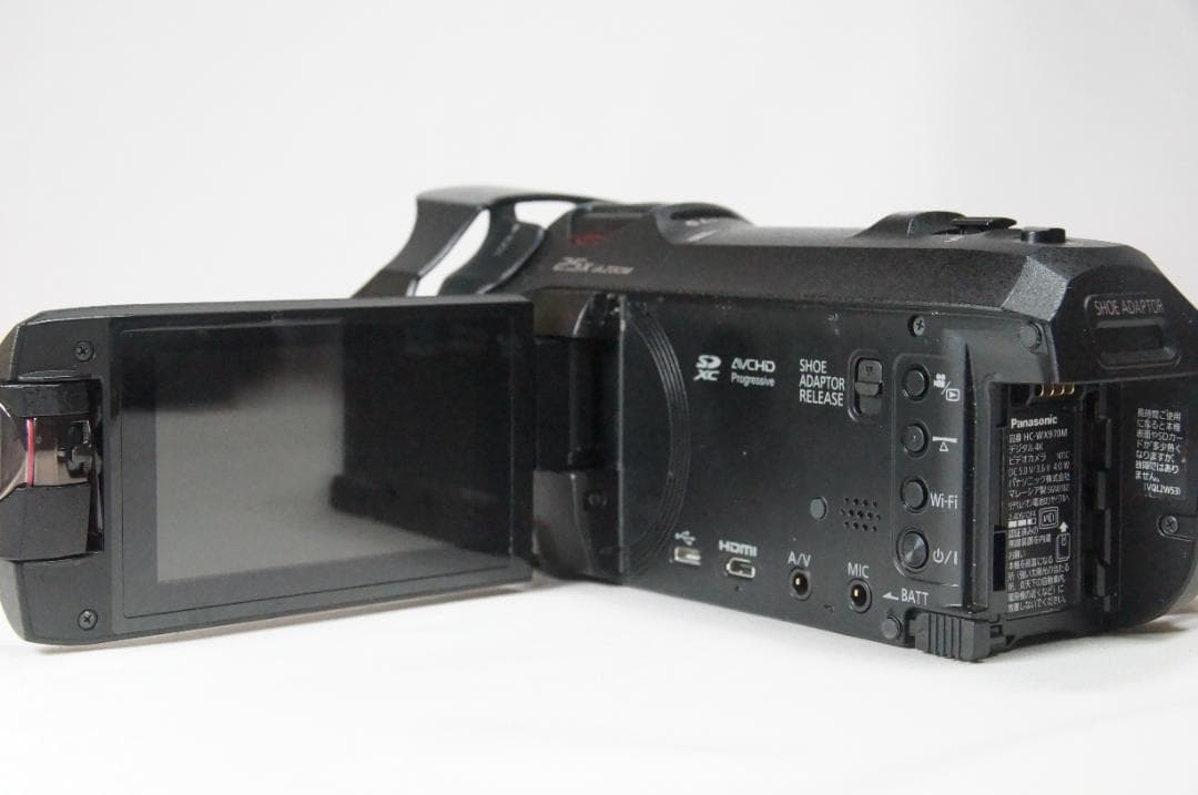 【動作品】 Panasonic HC-WX970M 4K ビデオカメラ ブラック