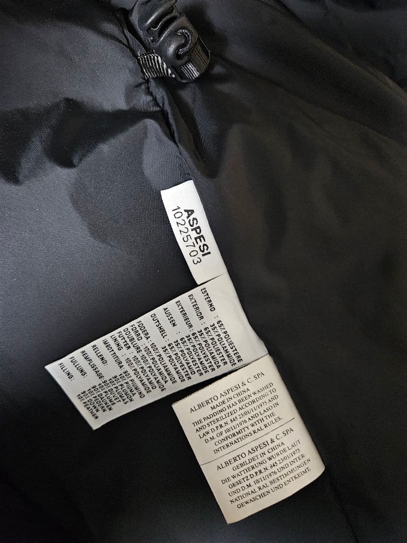 H*T様 ASPESI M-65 フィールドジャケット　　　　　ダウンジャケット