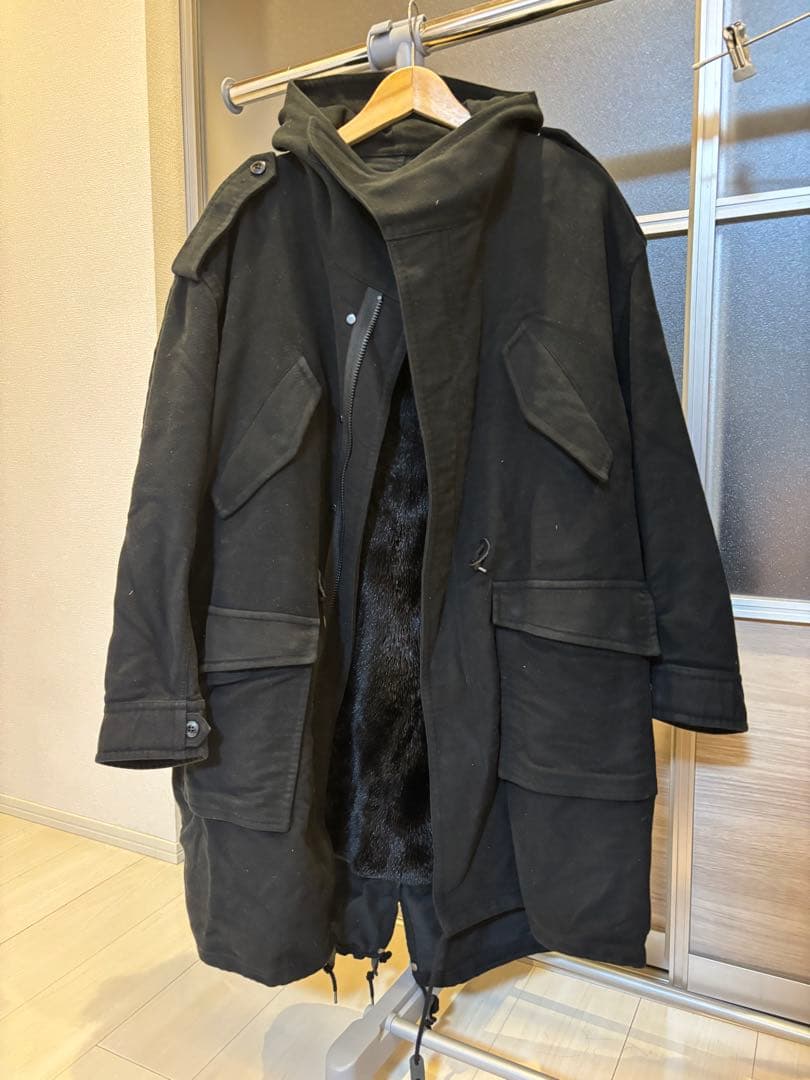 JOHN LAWRENCE SULLIVAN モッズコート　黒