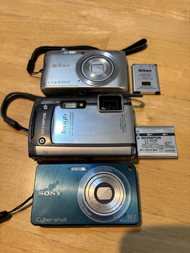 【ジャンク】デジカメまとめ売り4台