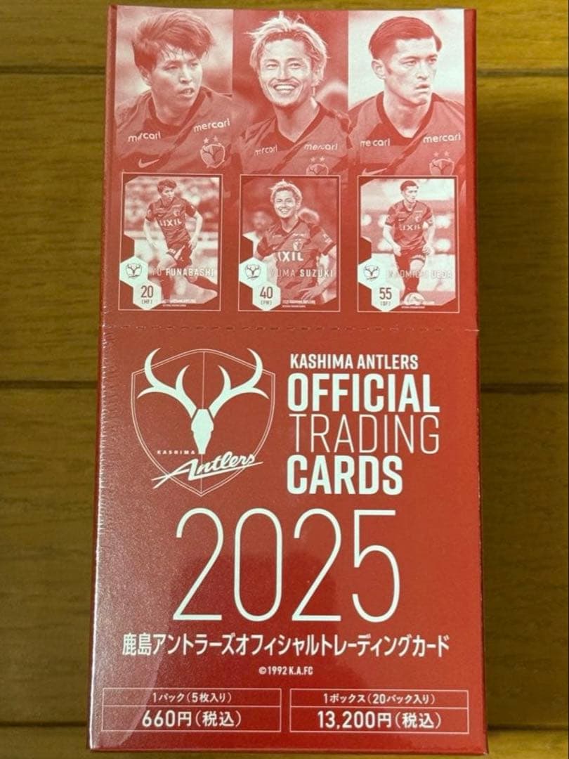 鹿島アントラーズオフィシャルトレーディングカード1BOX