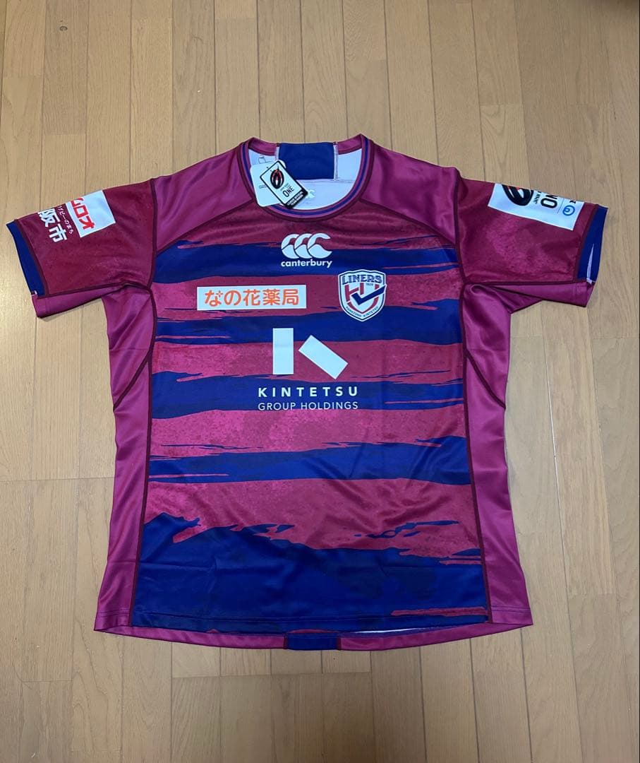 【美品】花園近鉄ライナーズ　4L 24-25シーズンジャージ　ラグビー