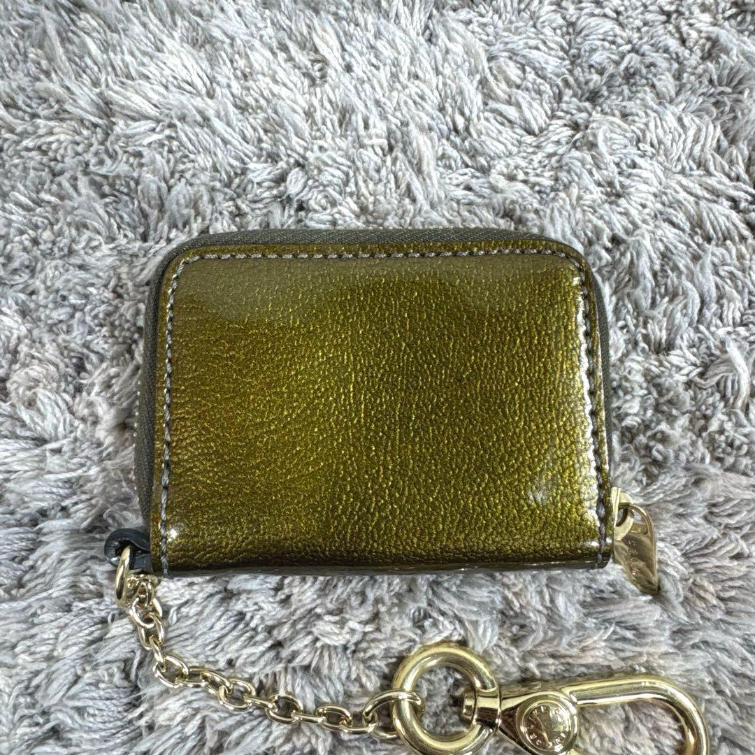 CELINE セリーヌ トリオンフ パテントレザー ケース 小銭入れ