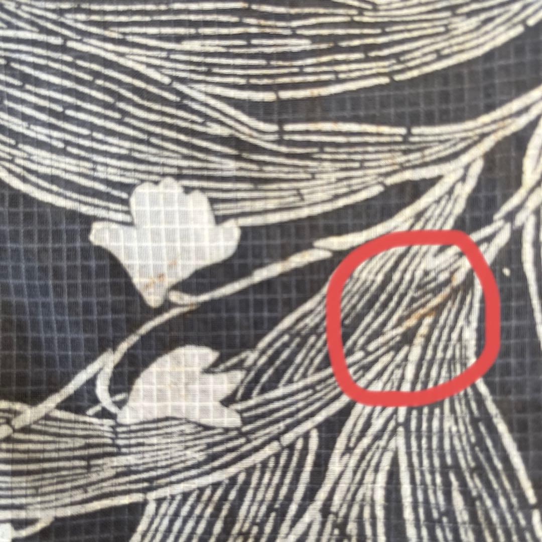 【新品未使用】浴衣　すずらん　グレー　三松