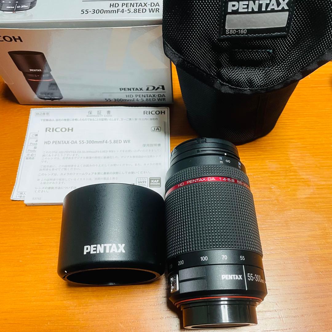 PENTAX HD DA 55-300mm F4-5.8 ED WR 実用良品