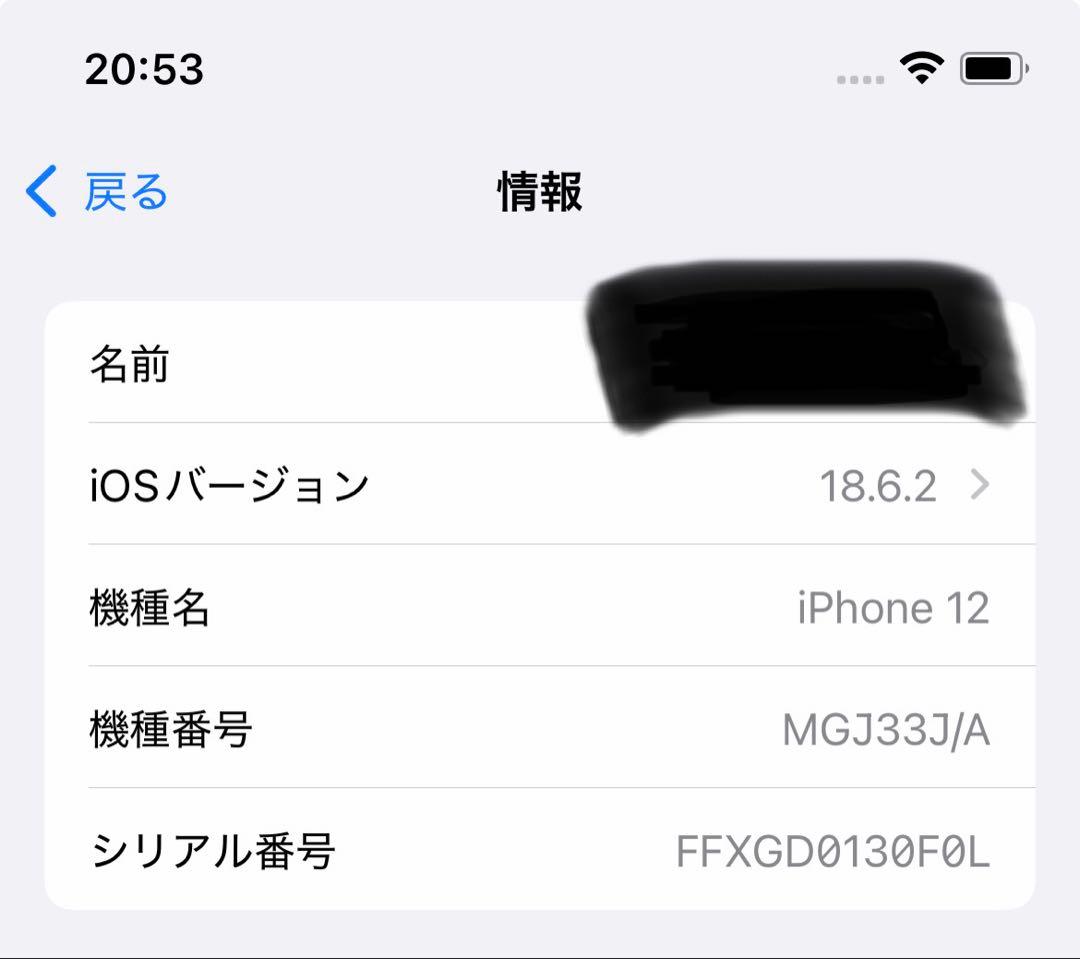 【箱付き】iPhone 12 ブルー 256GB SIMフリー