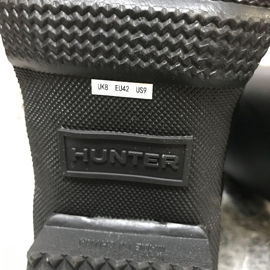 【未使用】HUNTER/ハンター メンズ オリジナル ショート ブーツ ブラック