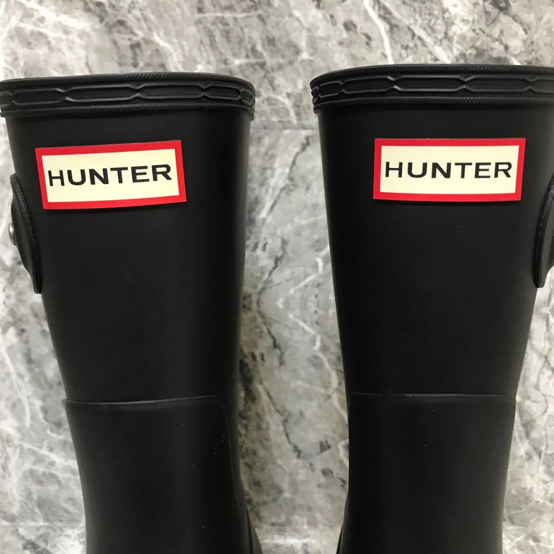 【未使用】HUNTER/ハンター メンズ オリジナル ショート ブーツ ブラック