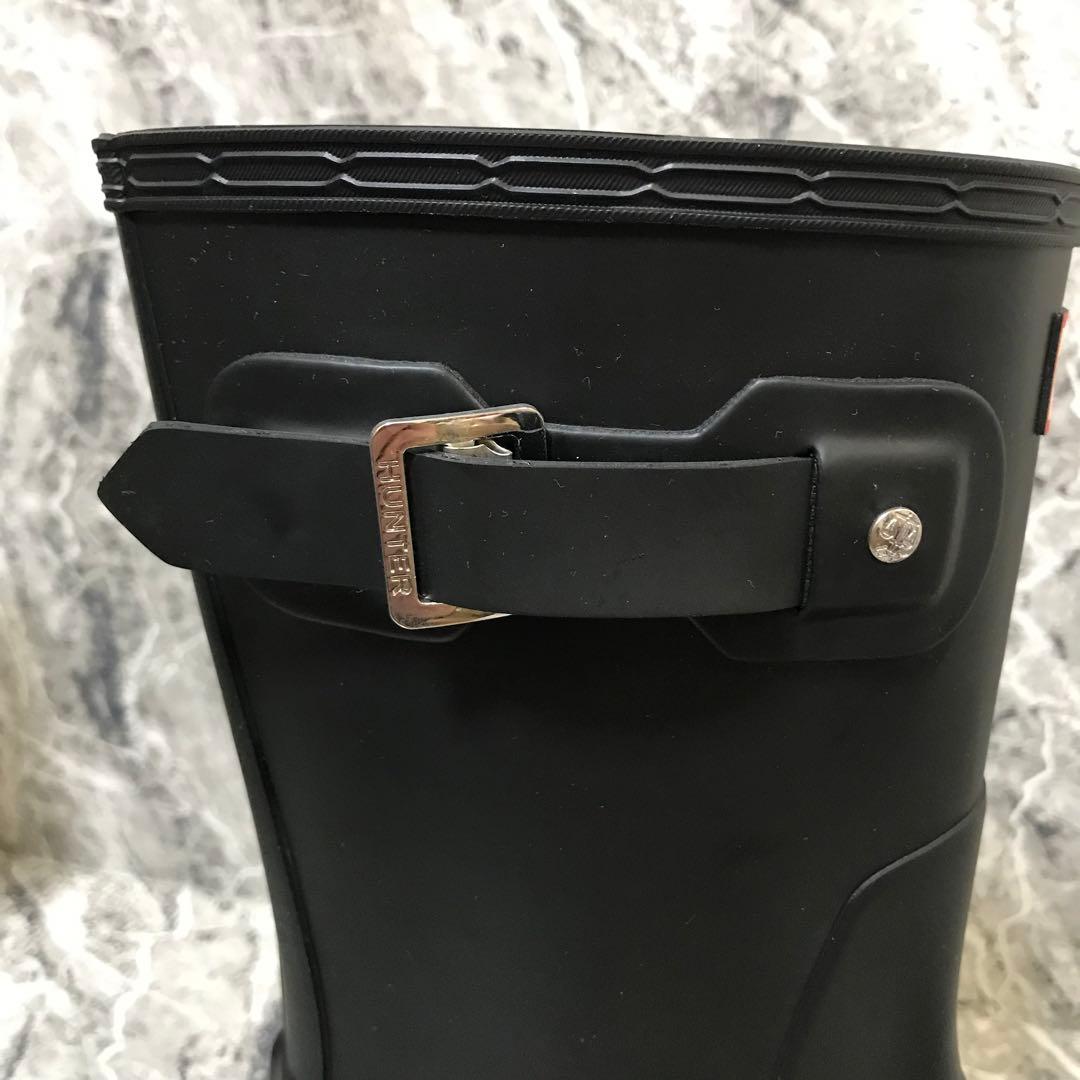 【未使用】HUNTER/ハンター メンズ オリジナル ショート ブーツ ブラック