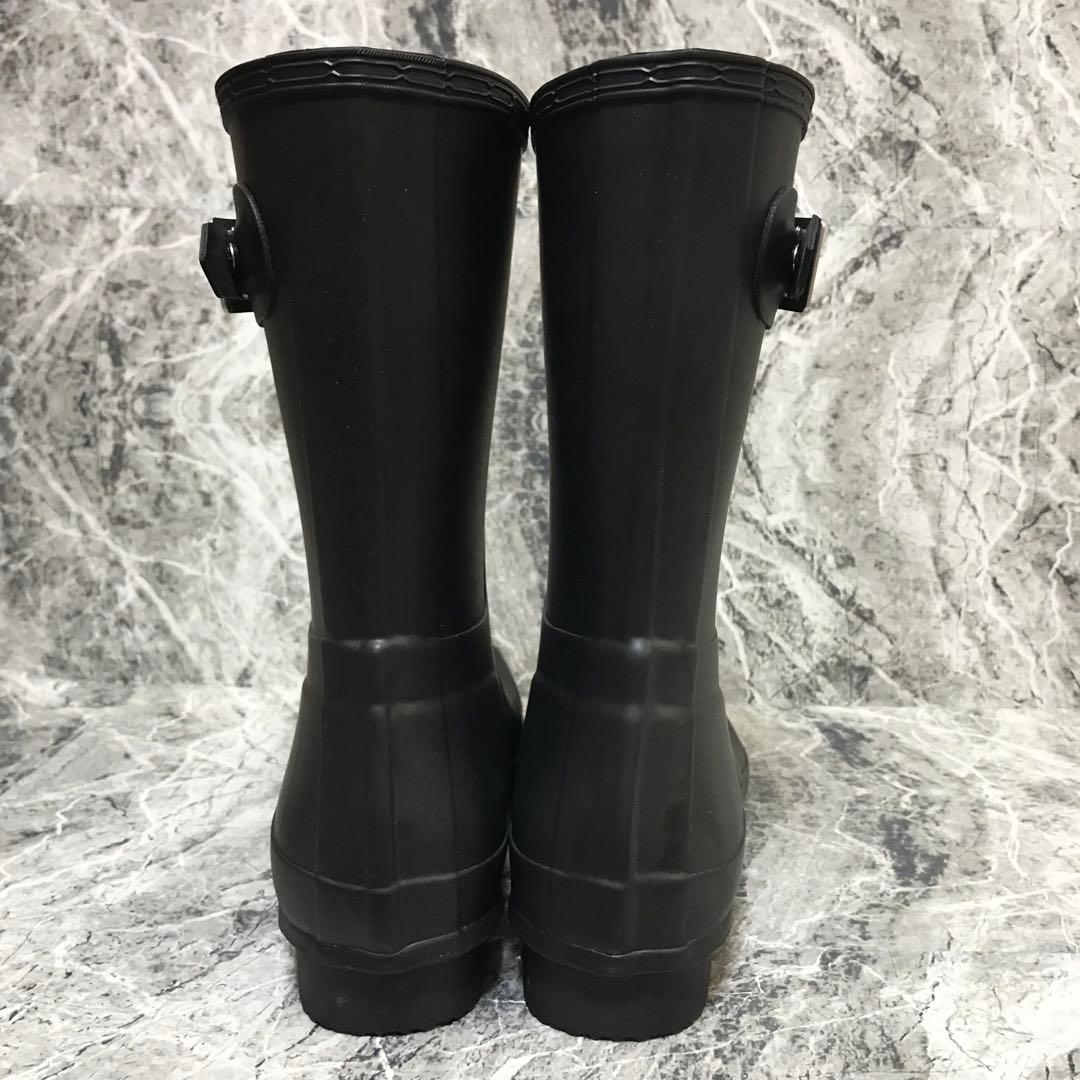 【未使用】HUNTER/ハンター メンズ オリジナル ショート ブーツ ブラック