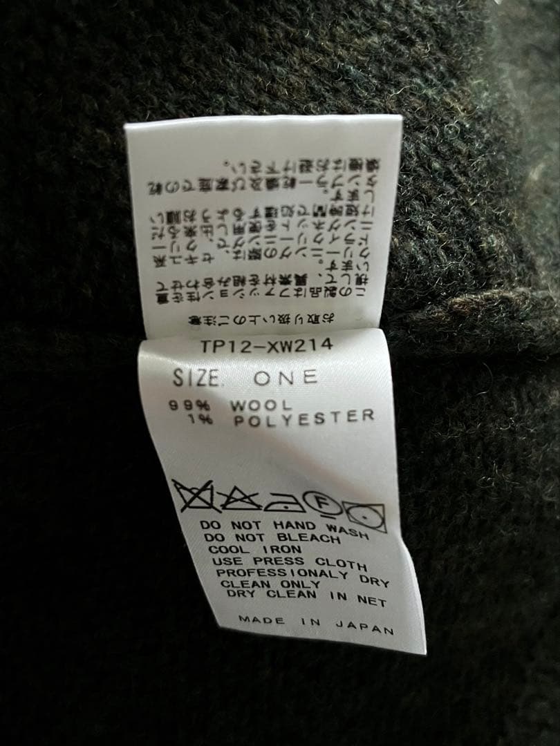 TOGAPULLAトーガプルラ フリンジスヌード ネックウォーマー GR