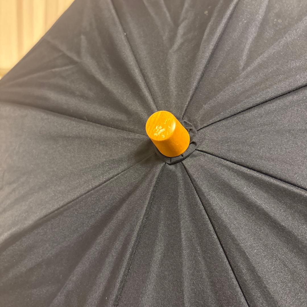 サンバリア100 フリル　2段折　ネイビー