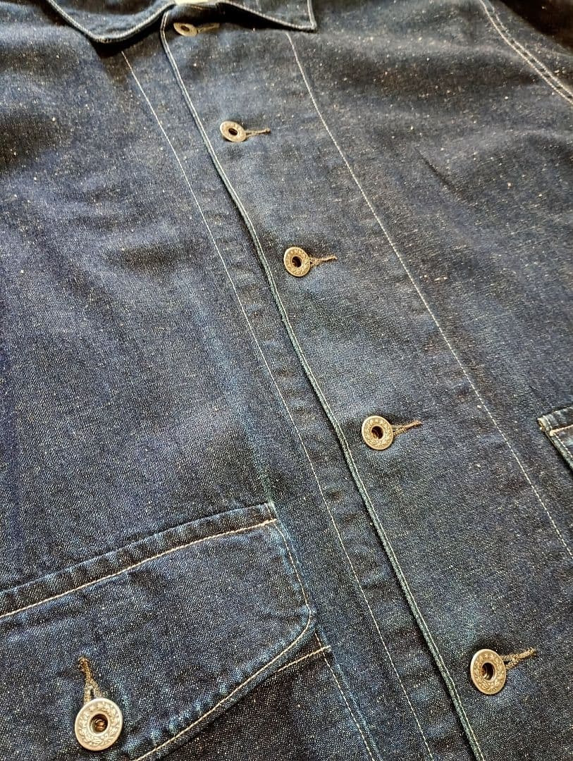 RRL USARMY デニムカバーオール インディゴ リミテッド ボルチモア　L