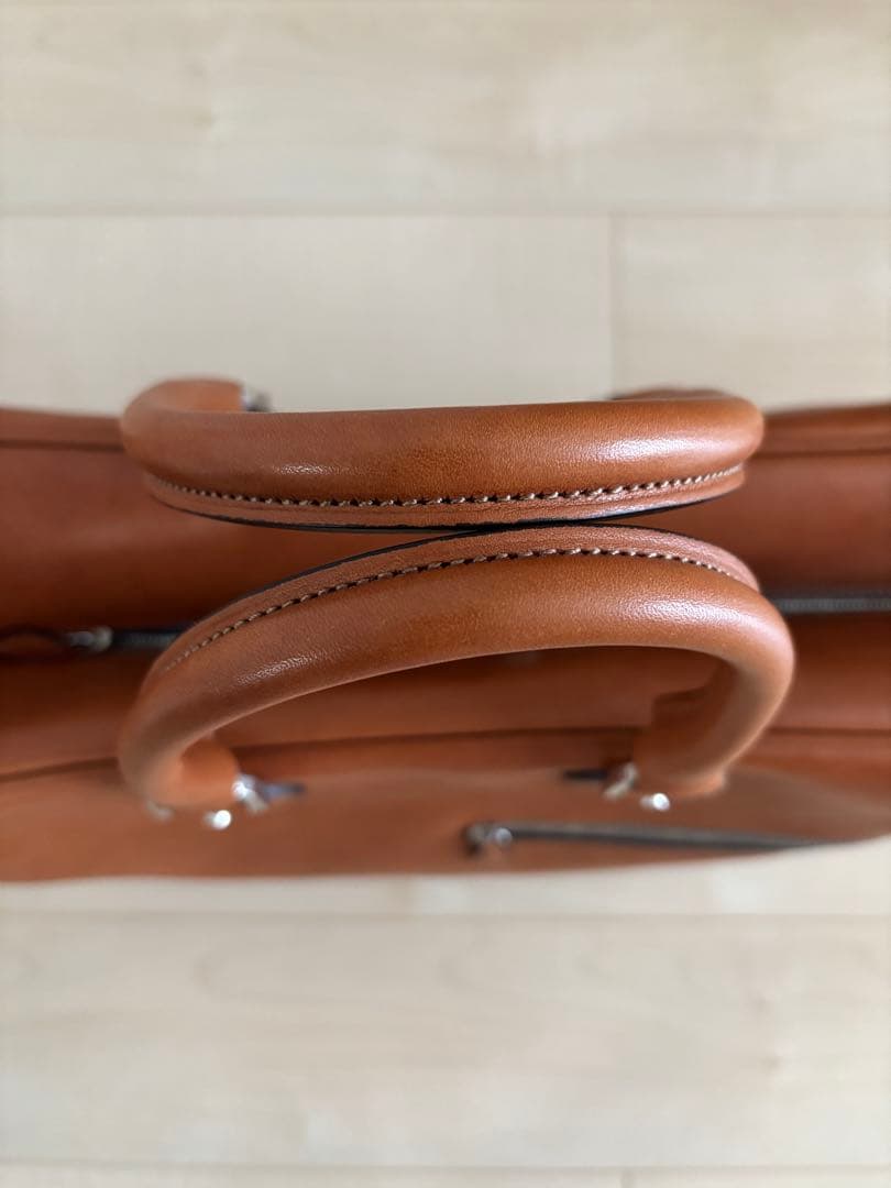 未使用⭐︎万双 双鞣和地ボストンバッグ