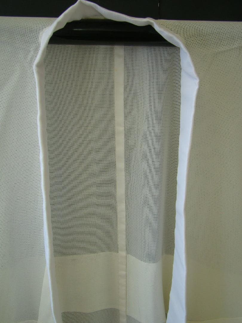 夏物 ロング 絽 白地 長襦袢 半衿付 正絹 未使用～165cm Jｓ687